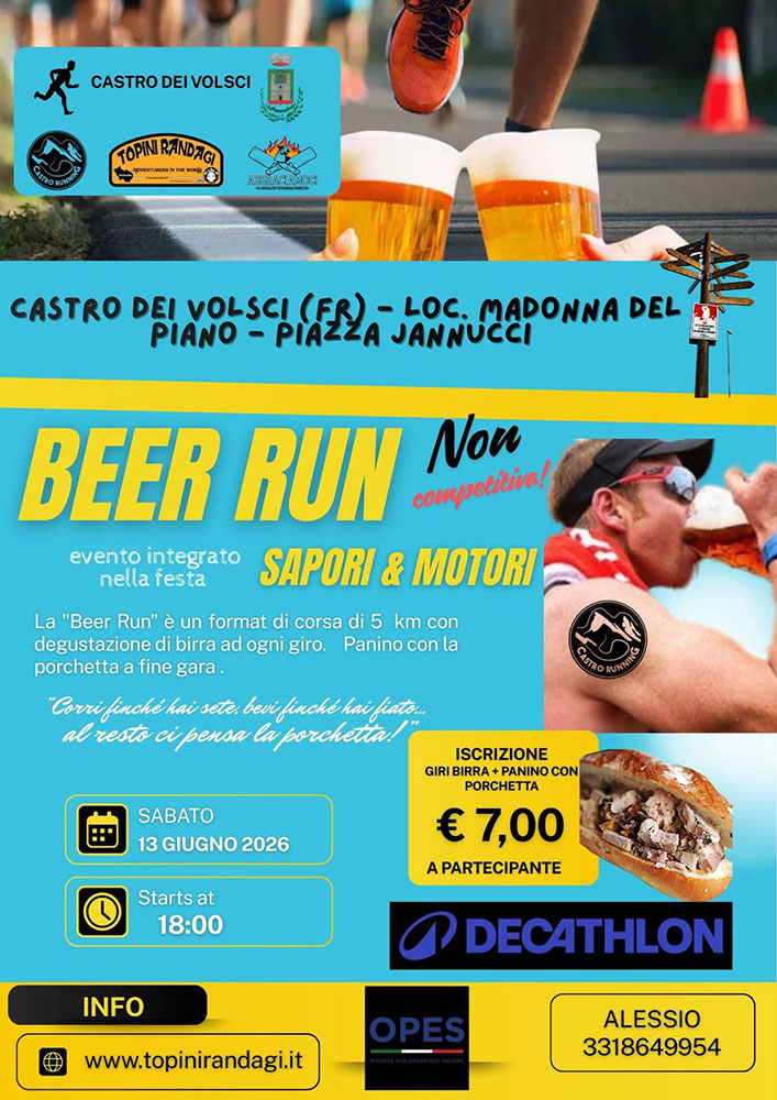 Beer Run - Castro dei Volsci
