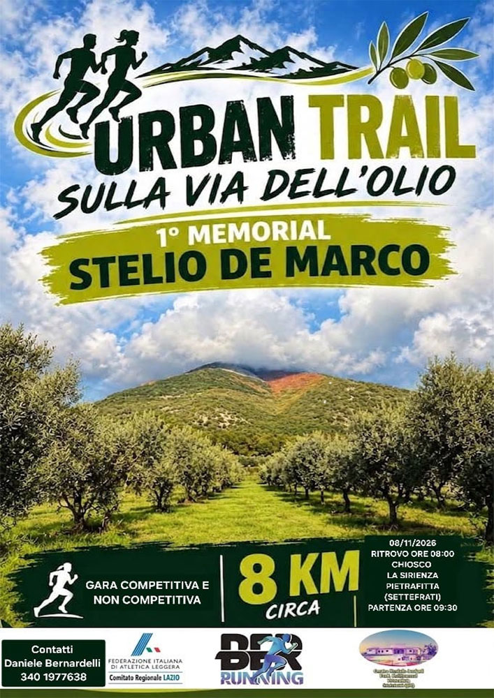 Urban Trail sulla Via dell'Olio